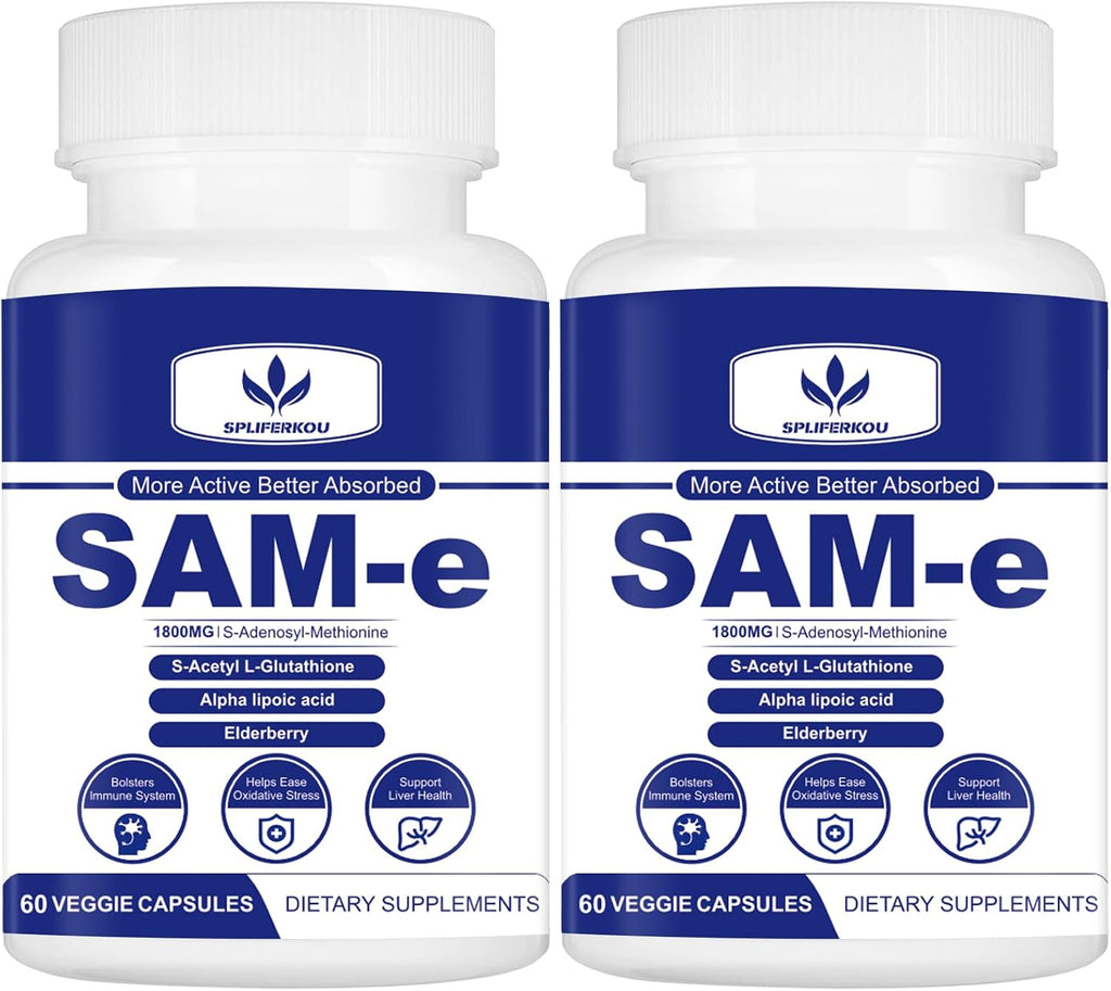 Spliferkou 3000MG SAM-e Complex, Suplemento de SAM-e, 120 Cápsulas