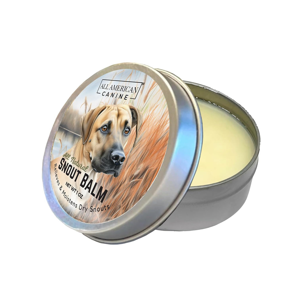 All American Canine Bálsamo para Hocico de Perro con Manteca de Cacao, Karité y Mango - 28g