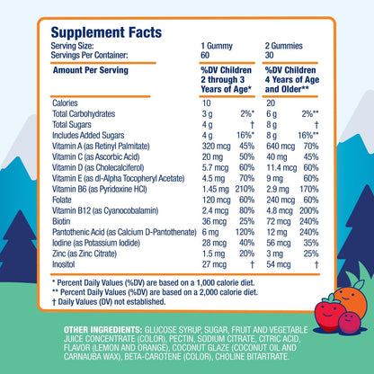 DR. MORITZ Gomitas Multivitamínicas para Niños | 14 Vitaminas | 60 Gomitas | Desde 2 Años – Image 4