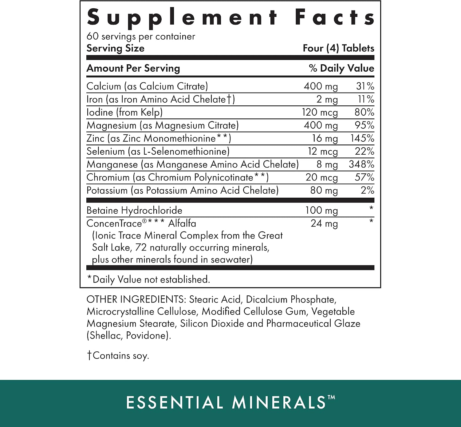 Michael's Health Naturopathic Programs Minerales Esenciales - 240 Comprimidos Vegetarianos