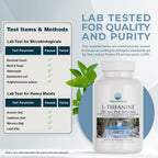Nature's Lab L-Teanina, 200 mg - 60 Cápsulas
