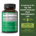 Peak Performance Cápsulas de Menta Verde Orgánicas USDA