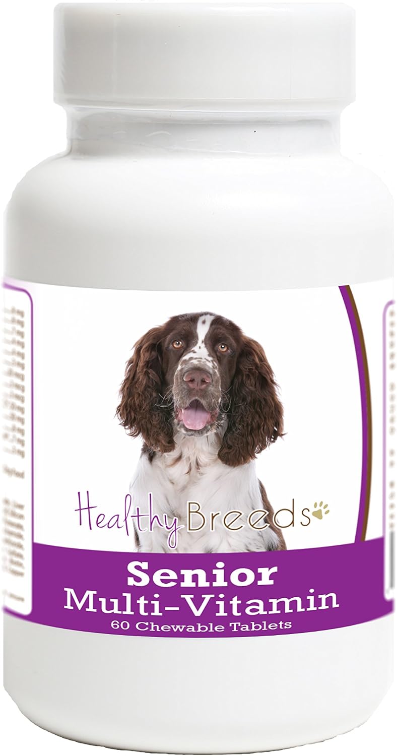 Healthy Breeds Suplemento Senior para Perros - 60 Comprimidos Masticables