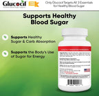Glucocil – Cápsulas Vegetarianas para el Apoyo del Azúcar en Sangre