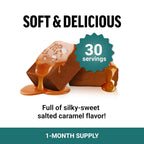 Force Factor Sea Moss Soft Chews, Gominolas de Musgo Irlandés, Sabor Caramelo Salado, 90 Gominolas (Pack de 3)
