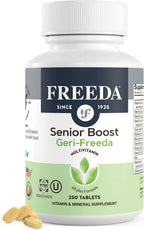 Freeda Senior Multivitamínico - 250 Comprimidos - Kosher, Vegano, Sin Gluten