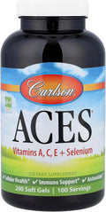 Carlson Aces Fórmula Antioxidante, 200 Perlas Blandas