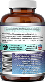 Amazing Formulas DHEA 50 mg por ración | Dehidroepiandrosterona | 240 Cápsulas | No-OGM | Sin Gluten