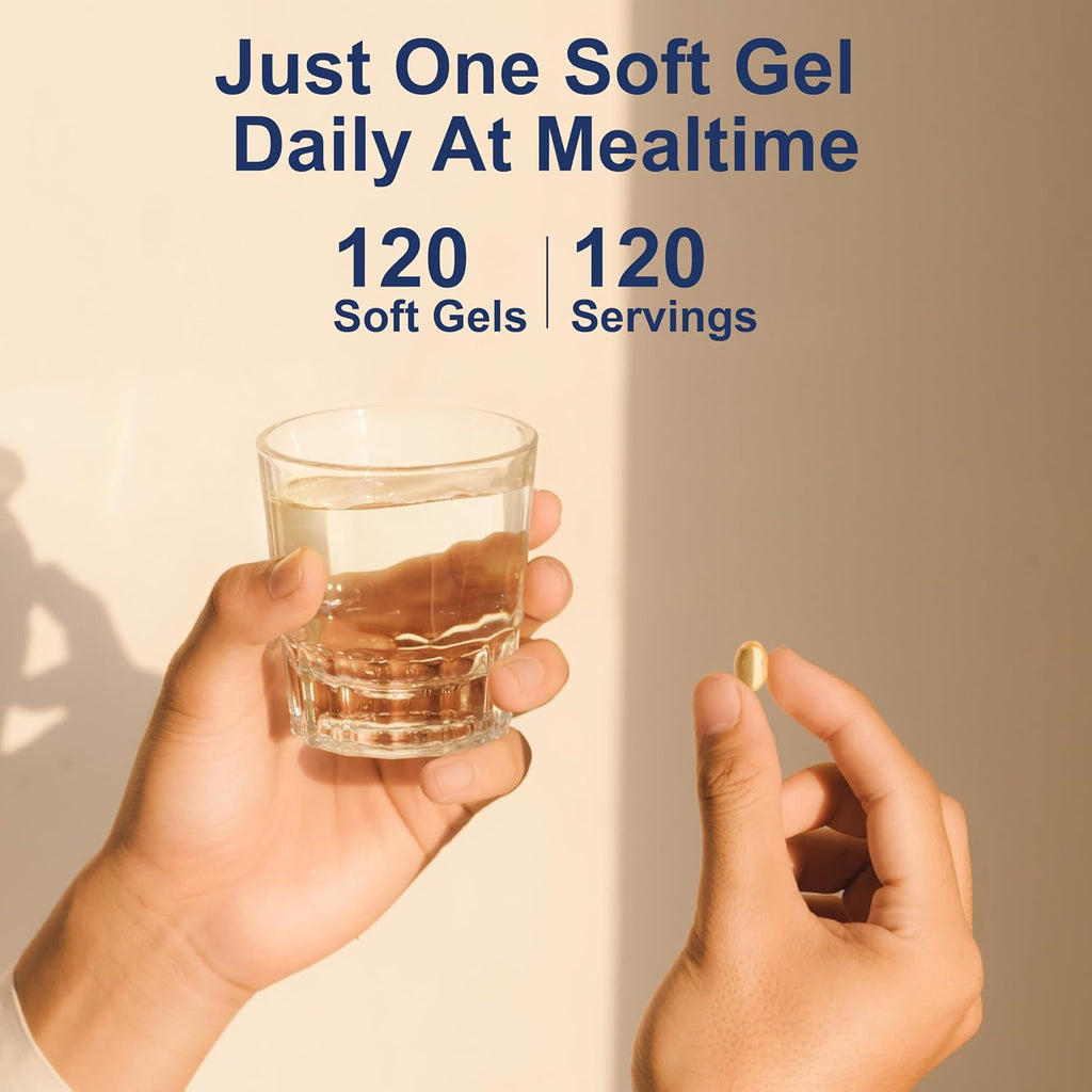 Carlson Labs Vitamina D 4000 UI Suplemento Dietético en Cápsulas Blandas, 120 Cápsulas