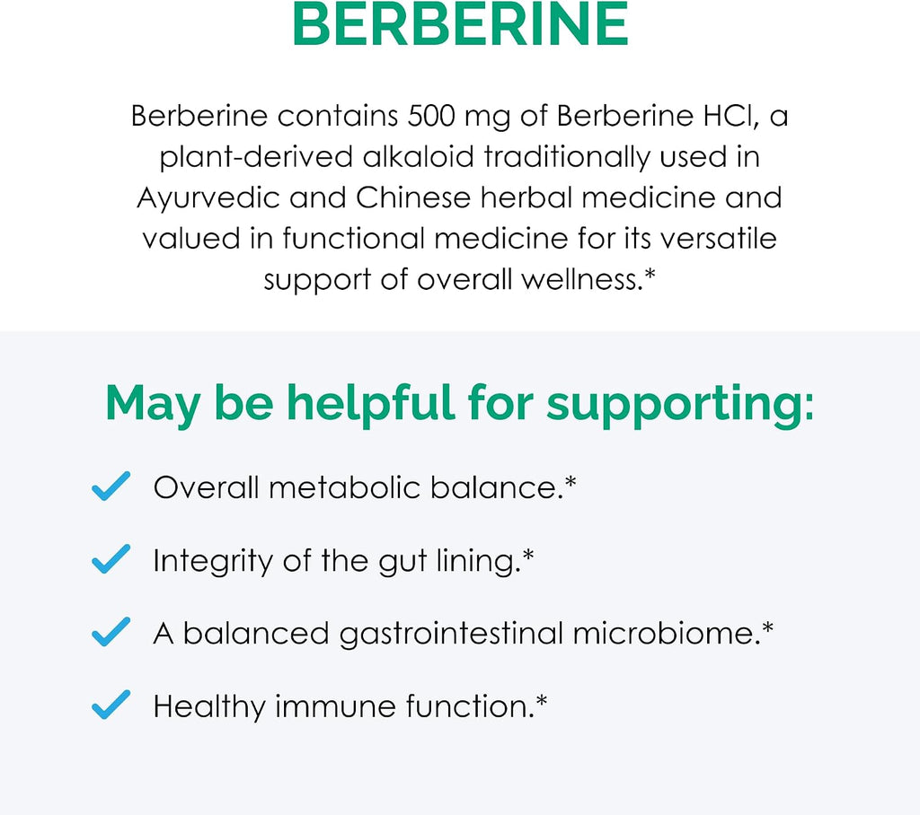 Rootcology Berberine - Berberina HCl de Origen Vegetal - 120 Cápsulas