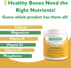 NanoVM Senior 71+ Multivitamin Powder - 14 Vitaminas y 13 Minerales, Sin Alérgenos, Bajo en Carbohidratos, 275g