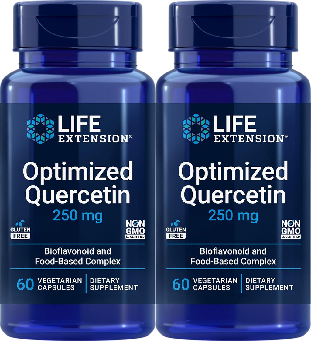 Life Extension Optimized Quercetin, 60 Cápsulas Vegetarianas (Pack de 2)