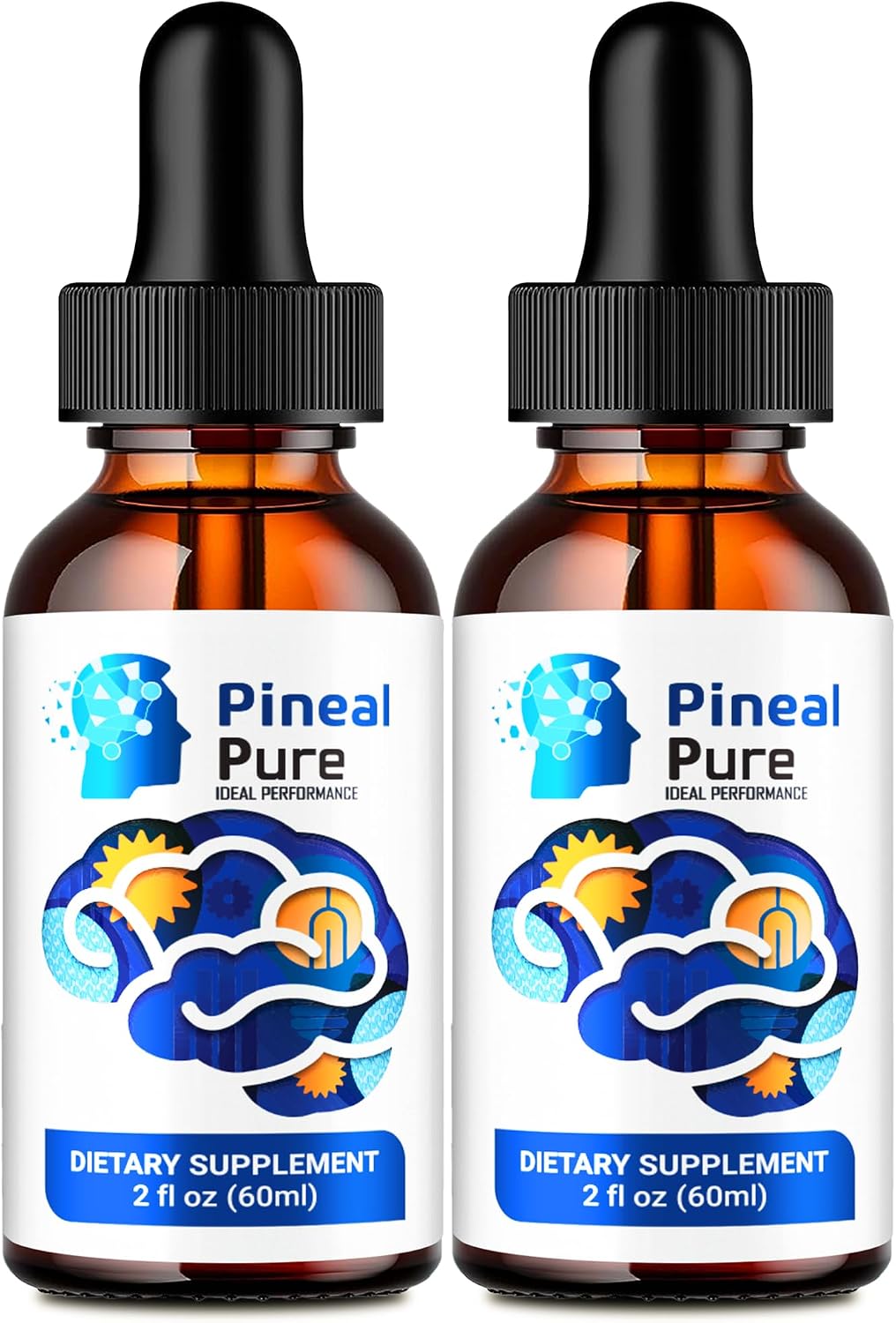 Pineal Pure Drops – Fórmula Oficial para Apoyo Cognitivo, Memoria, Enfoque y Concentración (2 Envases)