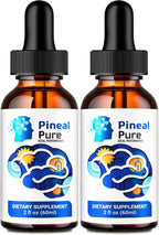 Pineal Pure Drops – Fórmula Oficial para Apoyo Cognitivo, Memoria, Enfoque y Concentración (2 Envases)