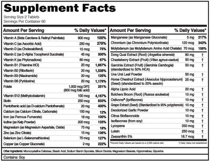 Evlution Nutrition Multivitamínico para – Vitamina D y calcio: contribuyen al mantenimiento de los huesos en – Image 2
