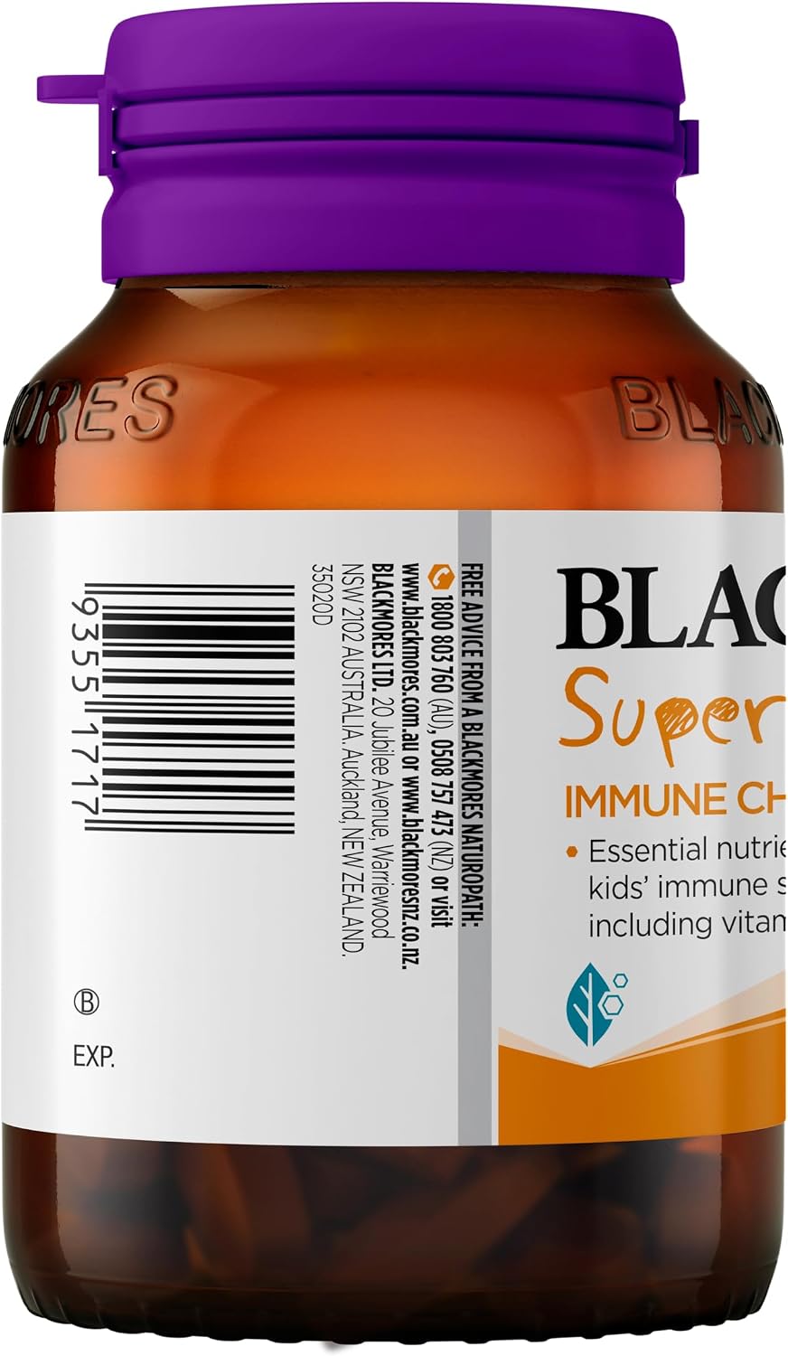 Blackmores Superkids Immune - 60 Comprimidos Masticables