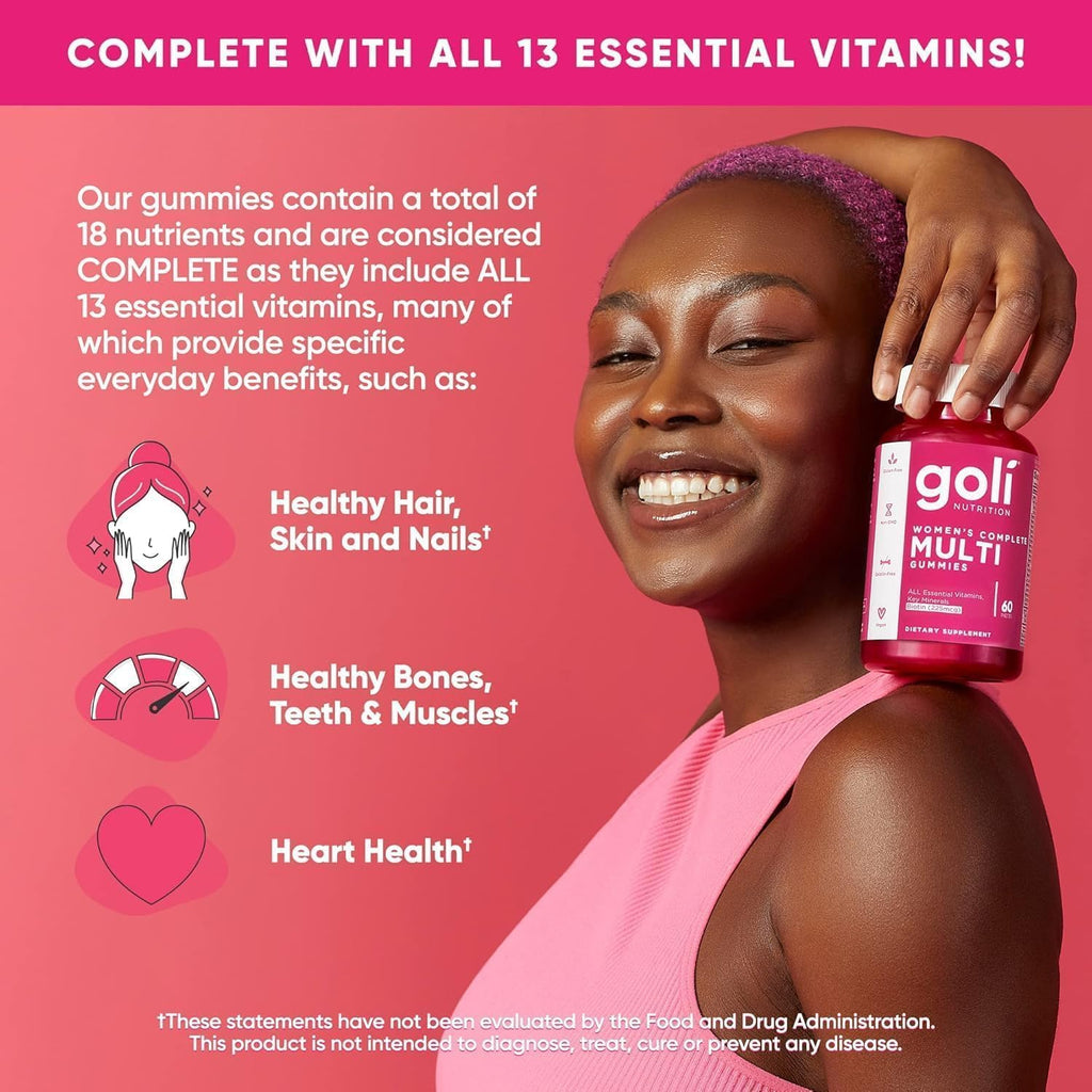 Goli® Gominolas Multivitamínicas para Mujeres - 60 Unidades