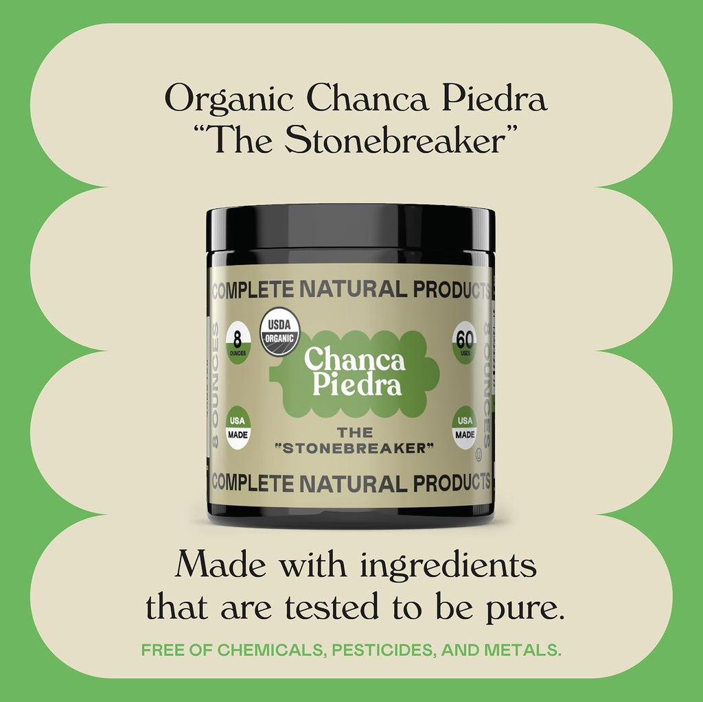 Polvo Orgánico de Chanca Piedra 8 oz - Completo Natural Products