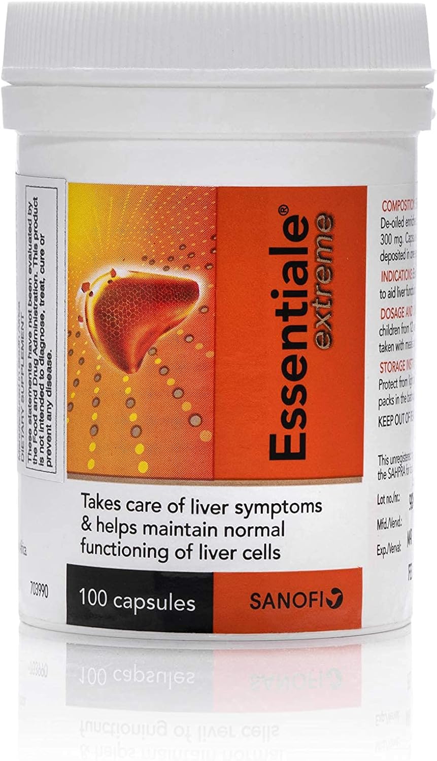 Essentiale Extreme - Complemento Alimenticio para el Hígado con Fosfolípidos Esenciales - 100 Cápsulas