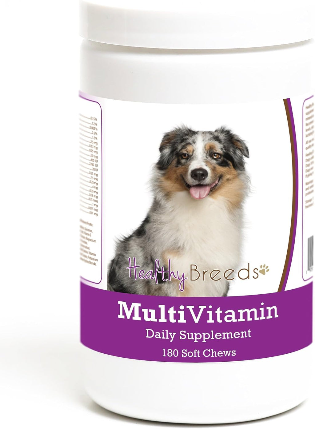 Healthy Breeds Multivitamínico Masticable para Perros Australian Shepherd (180 Comprimidos)