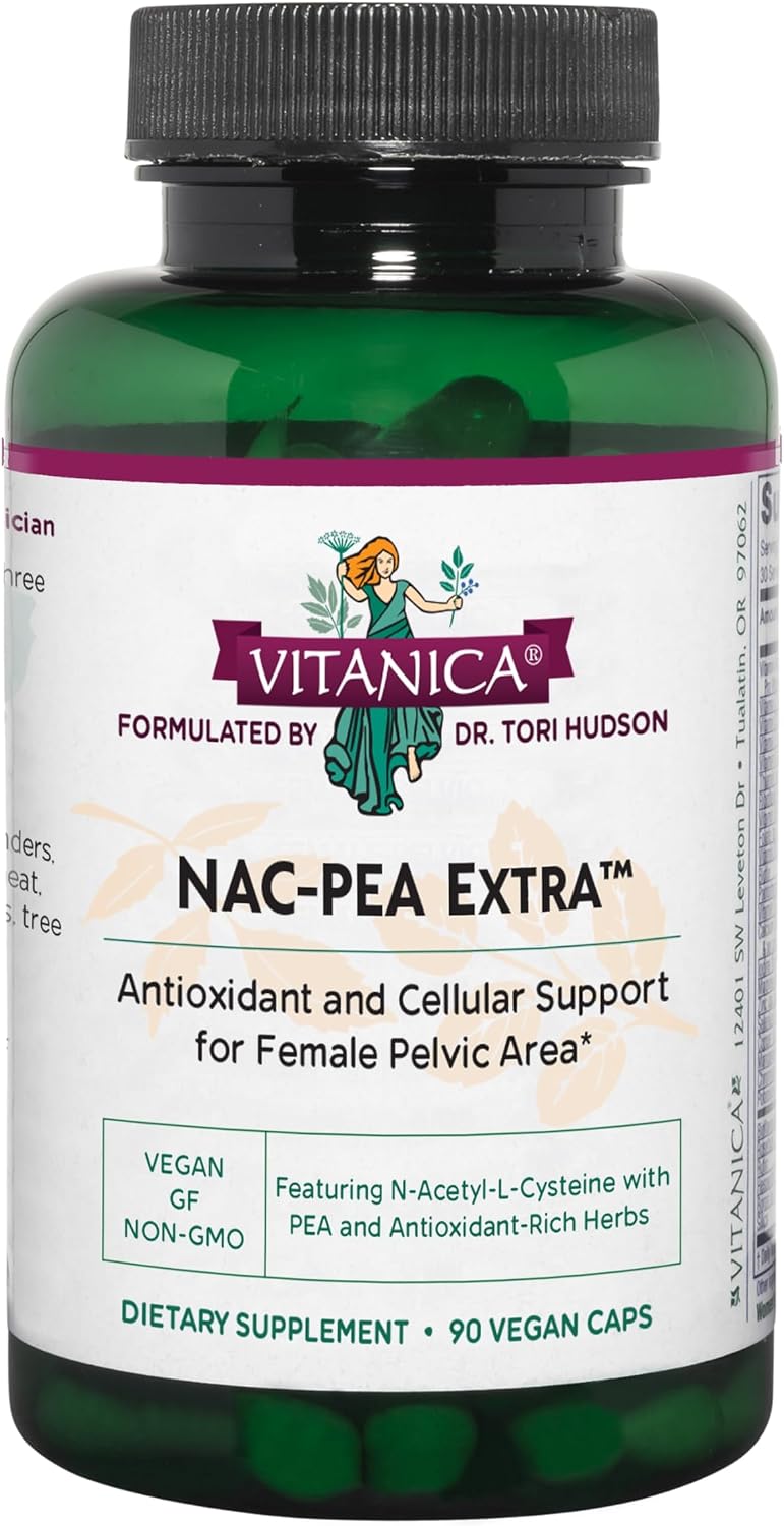 Vitanica NAC-PEA Extra, Vegano, 90 Cápsulas