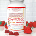 Gominolas de Vitamina D3 y B12 de Dr. Danielle | Suplemento Vegano para Adultos y Niños | 1000 UI de D3 + 250 mcg de B12 | 60 Gominolas (2 Meses)