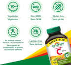 Jamieson Vitamina C Masticable 500 mg, Frasco de 330 tabletas, 3 sabores