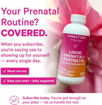 Pink Stork Liquid Prenatal Vitamins for Women – Berry, 64 Servings