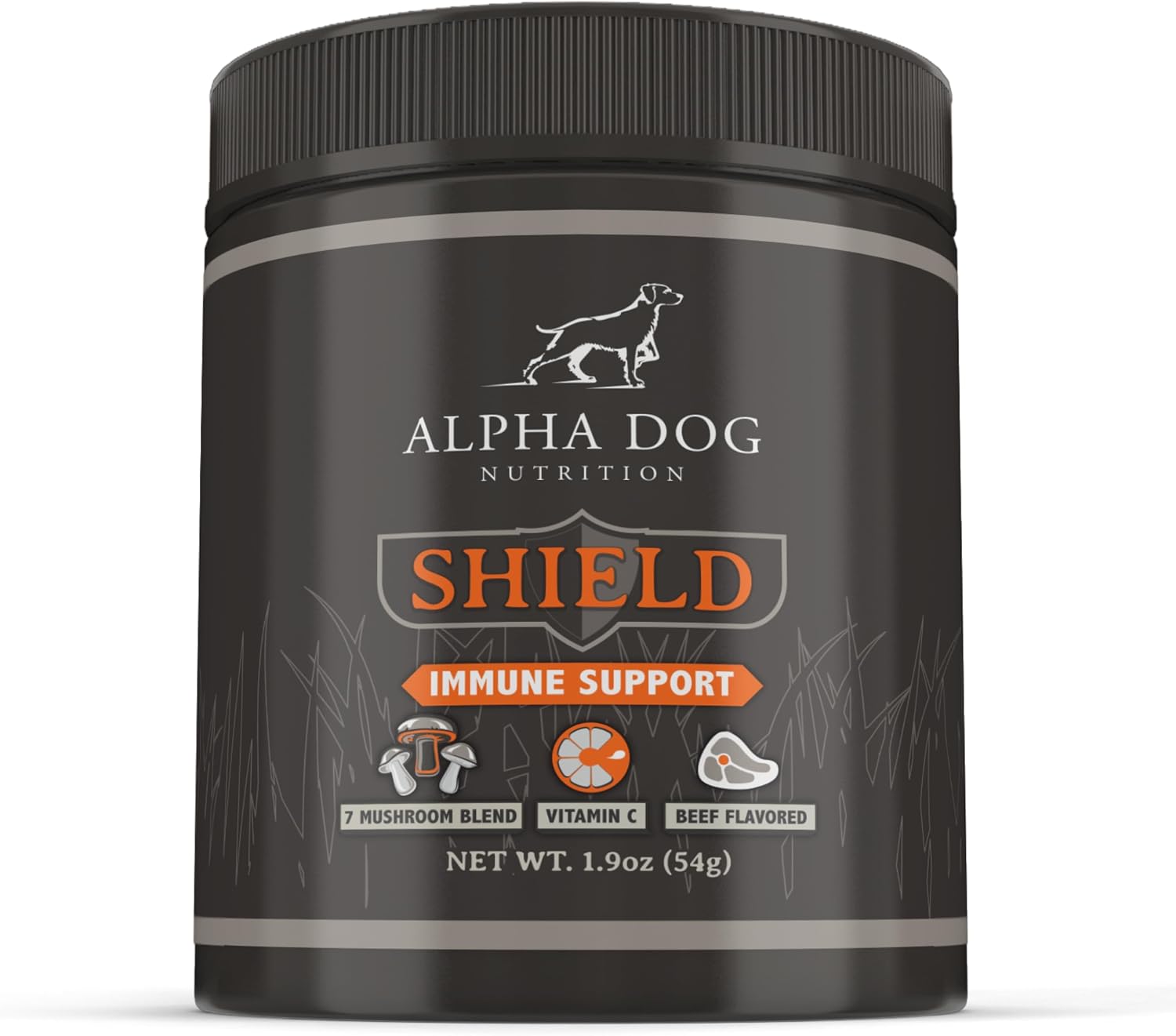 Shield Allergy Immune Support para Perros Pequeños - Complejo de 7 Setas Medicinales + Vitamina C - 54g