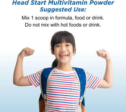 Dr. Wholeness Head Start Multivitamin Powder | Nutrientes esenciales para niños en crecimiento, vitaminas B metiladas, fácil – Image 6