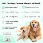 Multivitamínico en polvo para perros con probióticos y Omega-3 - 454 g (1 lb)