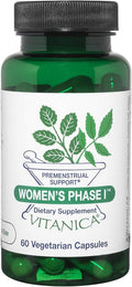Vitanica Women's Phase I - Apoyo Premenstrual - Vegano - 60 Cápsulas