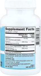Vitacost Vitamin K1 and K2 Complex, 180 Softgels