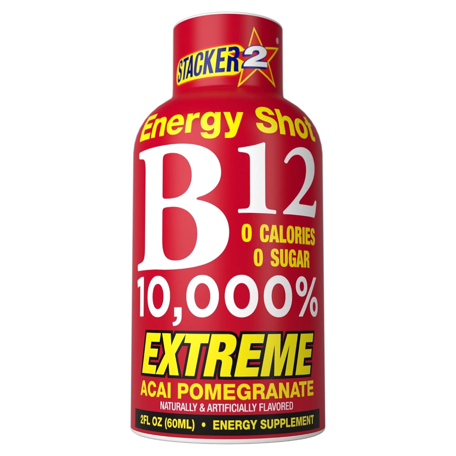 Stacker 2 Complejo B12 B6 B3 Líquido - Pack 24 Shots Energía