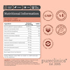 pureclinica Biotina 400% Potencia 40.000mcg 90 Caplets