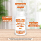 Supersmart Fórmula Retención de Líquidos - Complejo Avanzado con Diente de León, Guaraná, Cafeína y Betalaínas - 120 Cápsulas Vegetales