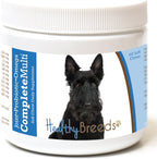 Healthy Breeds Scottish Terrier Multivitamínico Todo en Uno - Completo con Probióticos, Glucosamina, Condroitina y Omega - 60 Golosinas Blandas