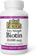 Natural Factors Biotina 10000 mcg, 60 cápsulas