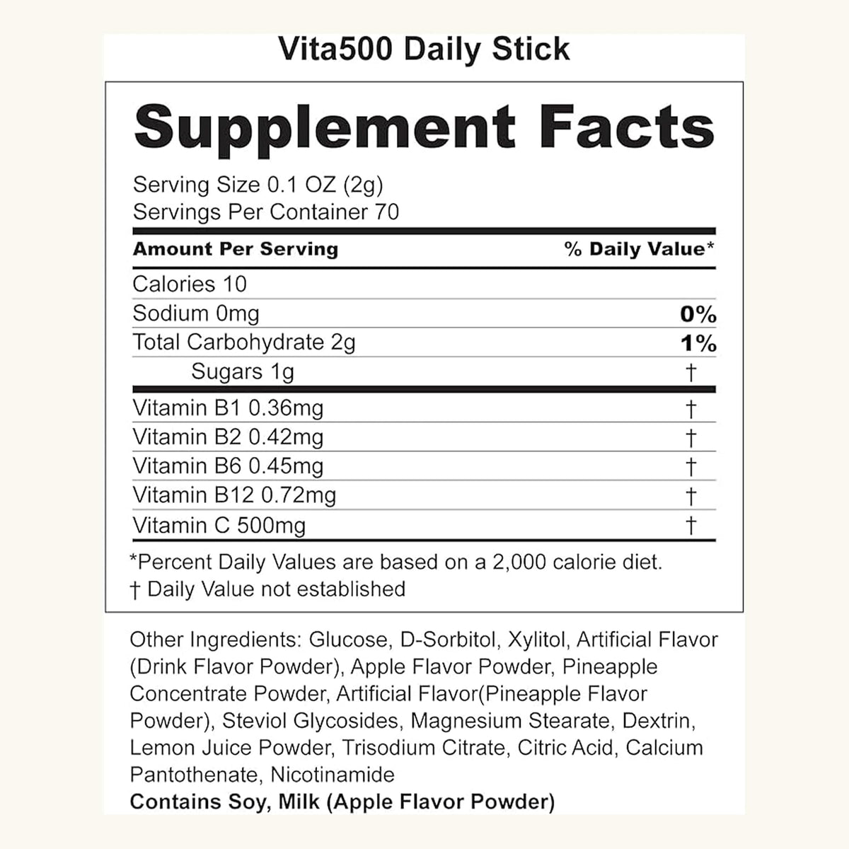 KWANGDONG Vita500 Multivitamínico en Polvo - 70 Sticks de 500mg – Image 7