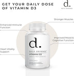 Immune Defense Supplements Vitamina D3 1500 IU, 100 Comprimidos