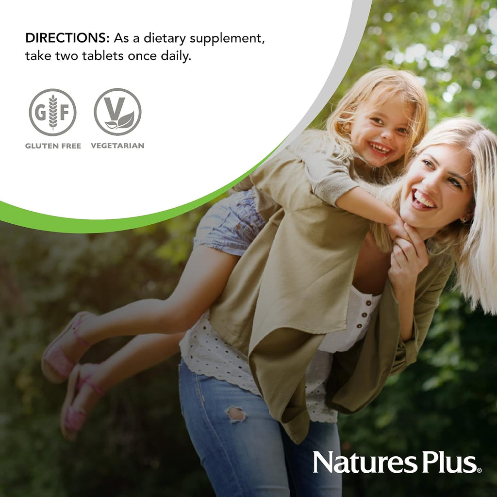 NaturesPlus Ultra Prenatal - 800 mcg Folato, 90 Comprimidos - Multivitamínico Prenatal