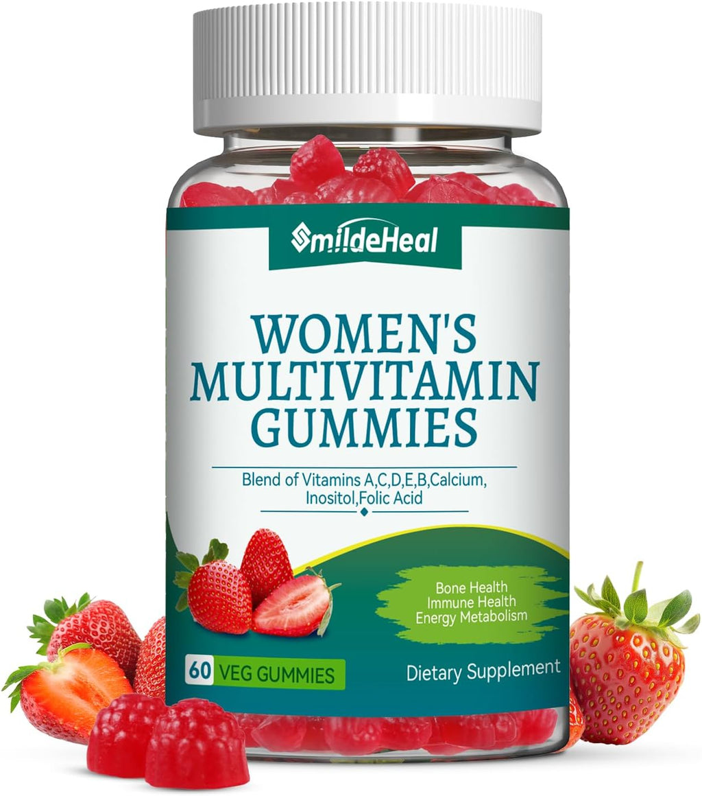 SmildeHeal Gominolas Multivitamínicas para Mujeres - 60 Gomitas (30 Días)