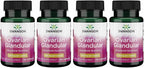 Swanson Ovarian Glandular - Complemento para la Salud Glandular Femenina - 2 Frascos de 60 Cápsulas (250 mg cada una)