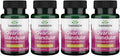 Swanson Ovarian Glandular – Suplemento natural para el equilibrio glandular femenino (60 cápsulas, 250 mg cada una, pack de 4)