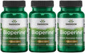 Swanson Bioperine 10 mg 60 Cápsulas (Pack de 3)