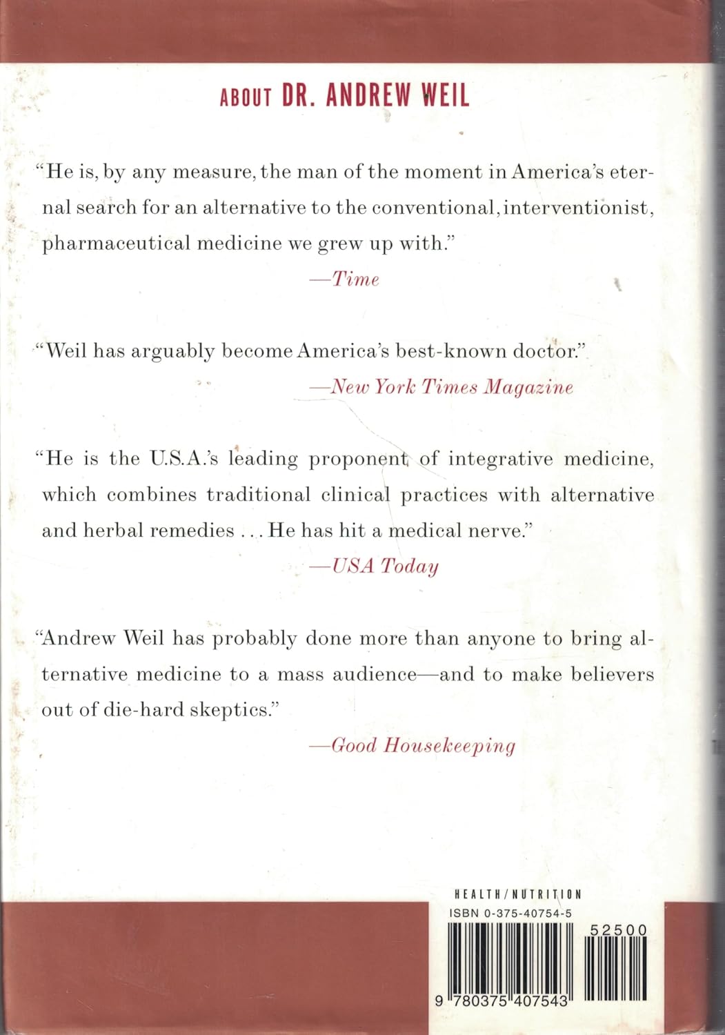 Eating Well for Optimum Health: The Essential Guide to Food, Diet, and Nutrition - Andrew Weil M.D.