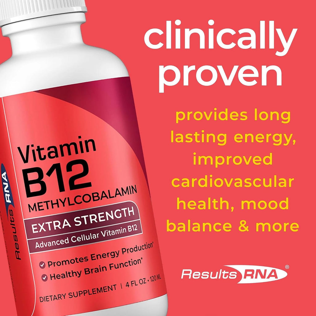 Results RNA - Advanced Cellular Vitamin B12 Spray - Metilcobalamina 1500 mcg - 60 Servicios