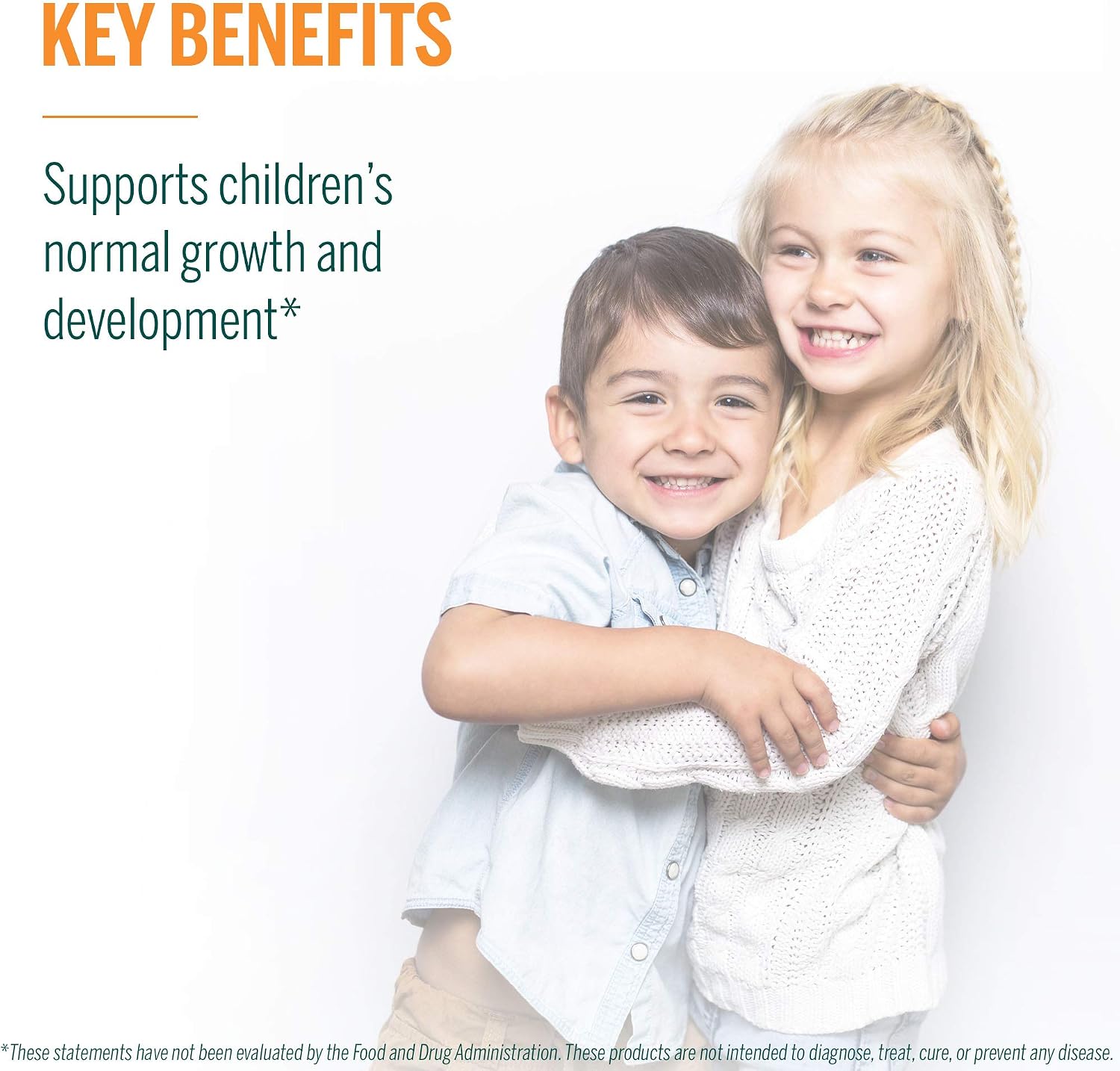 Genestra Brands Vitaminas Masticables para Niños | Suplemento de Vitaminas y Minerales | 100 Comprimidos | Sabor Natural a Papaya y Naranja
