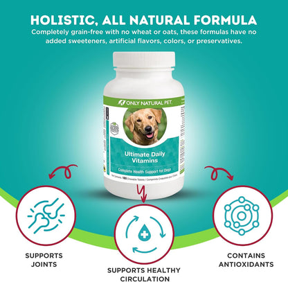 Only Natural Pet Ultimate Daily Vitamins - – Huesos y dientes fuertes: El aporte de minerales como calcio y – Image 3