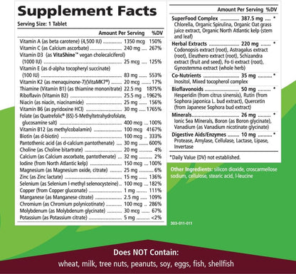 One n Only Multivitamínico con Alimentos – Forma y biodisponibilidad: Opta por formas activas como metilcobalamina – Image 5